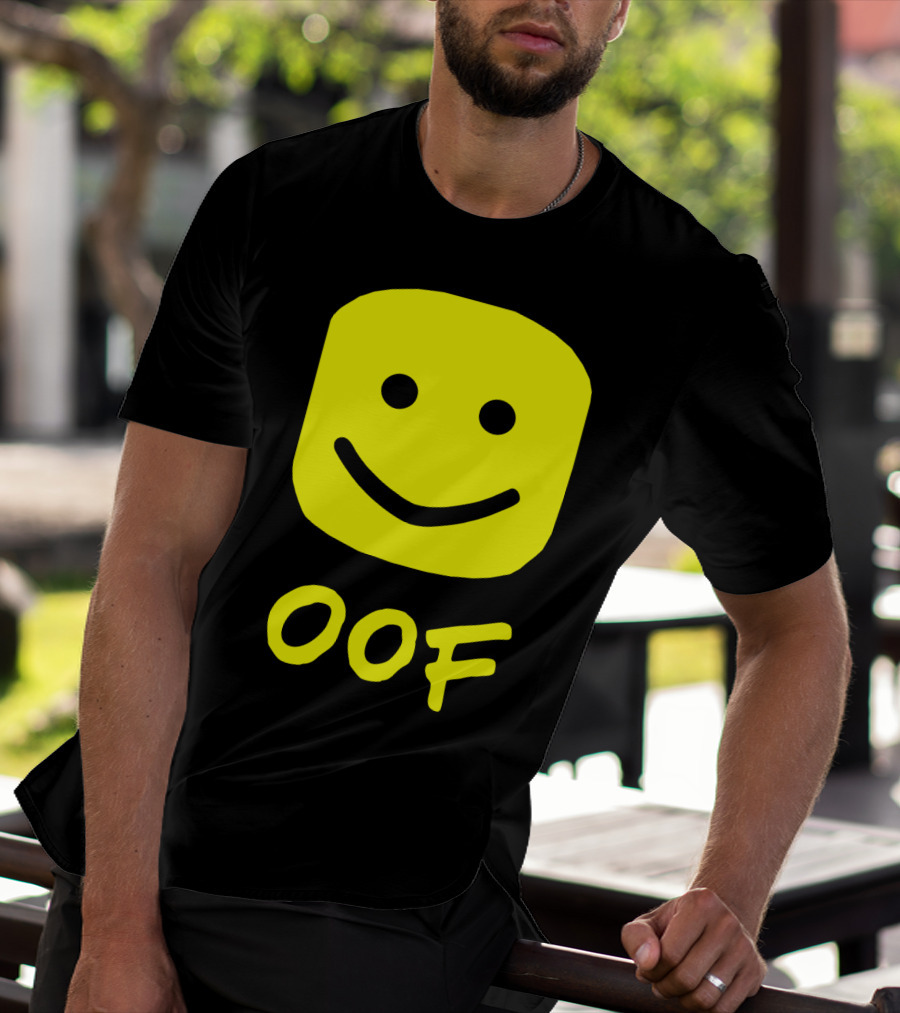 Oof Blox Meme For Non-Noobs With Smiley Face Image T-Shirt