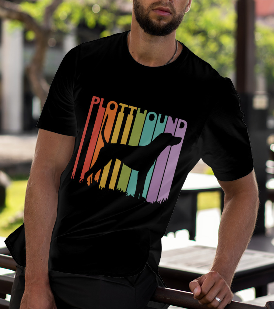 Plott Hound Rainbow T-Shirt