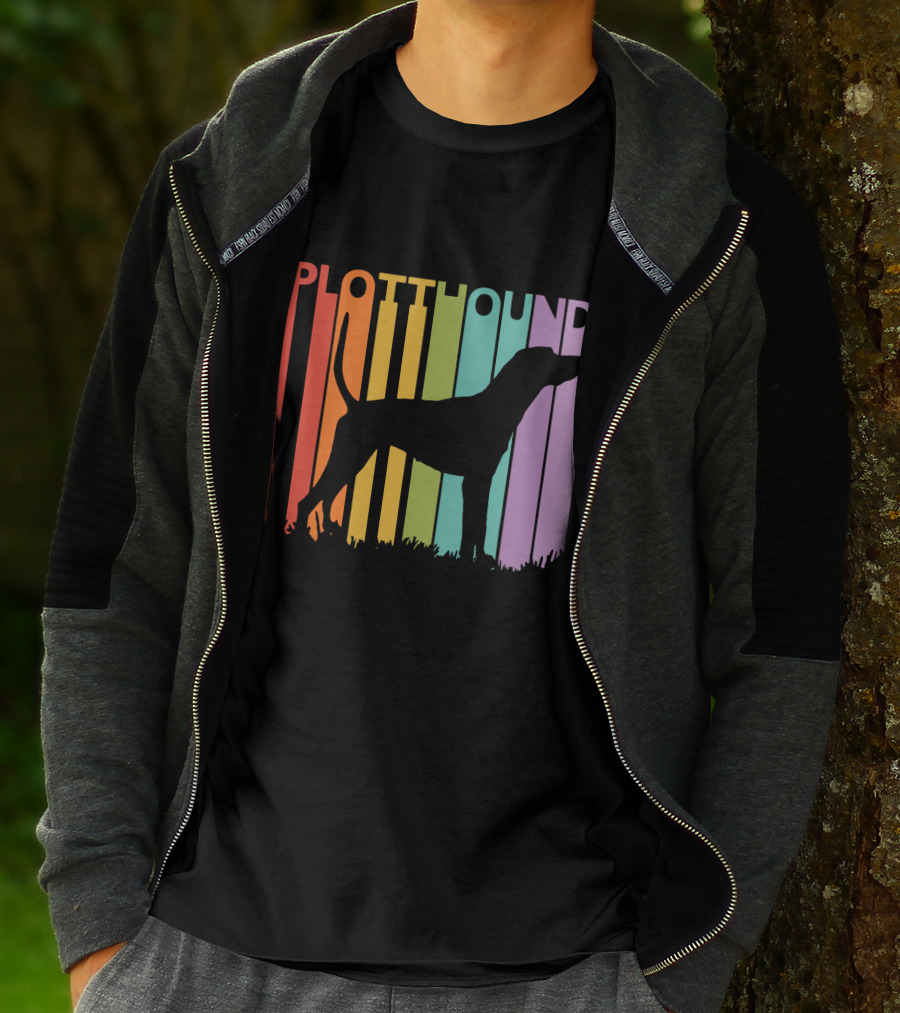Plott Hound Rainbow T-Shirt