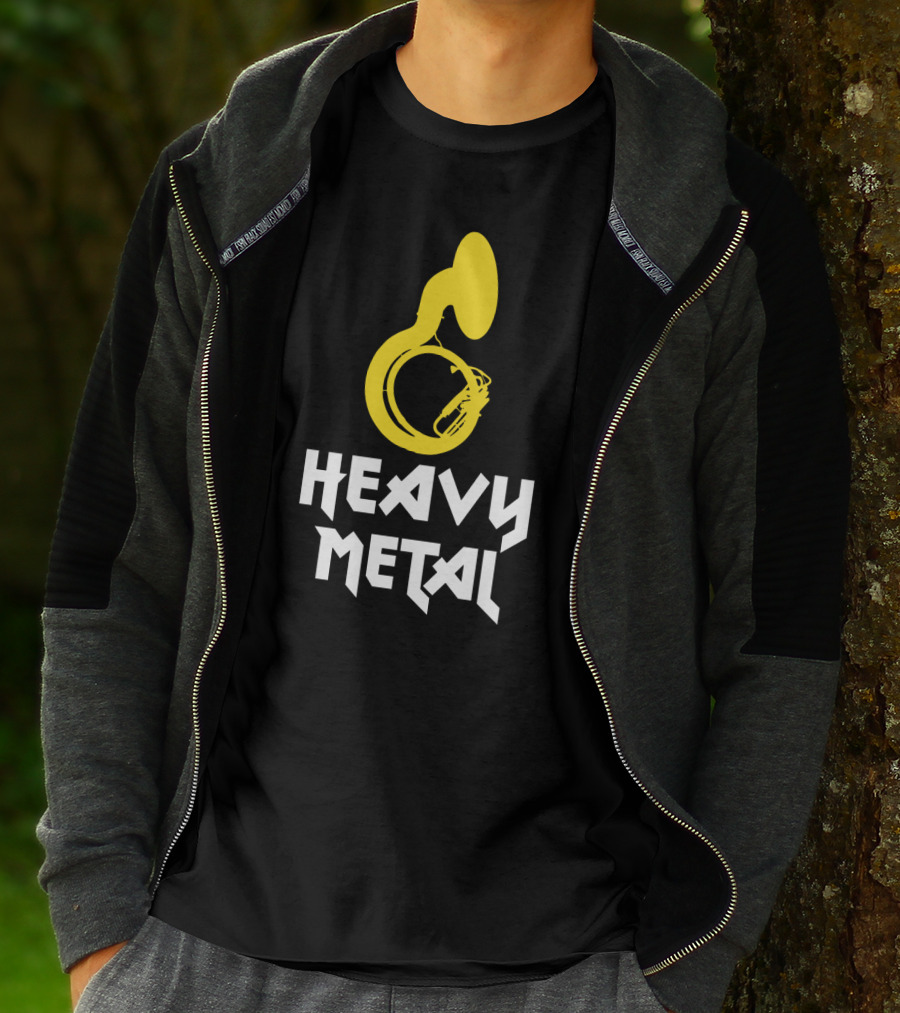 Heavy Metal Sousaphone Fun Marching Band T-Shirt