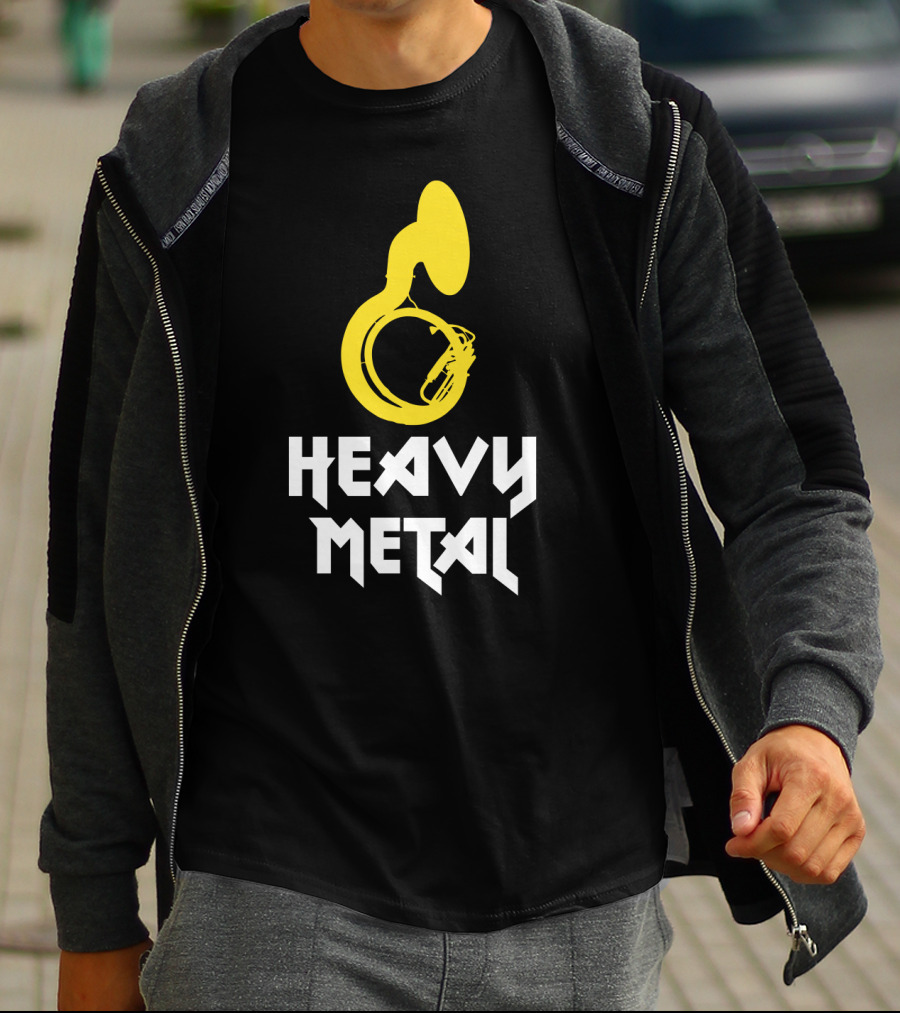 Heavy Metal Sousaphone Fun Marching Band T-Shirt
