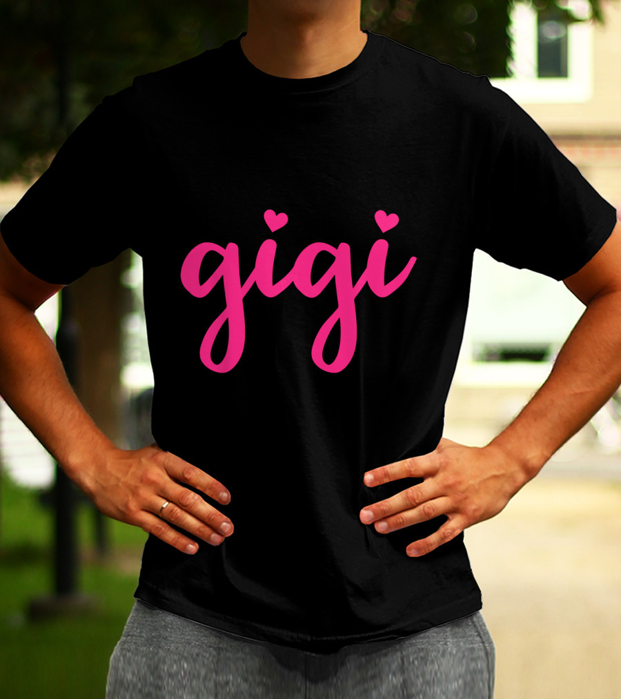 Gigi With Hearts For Grandma T-Shirt