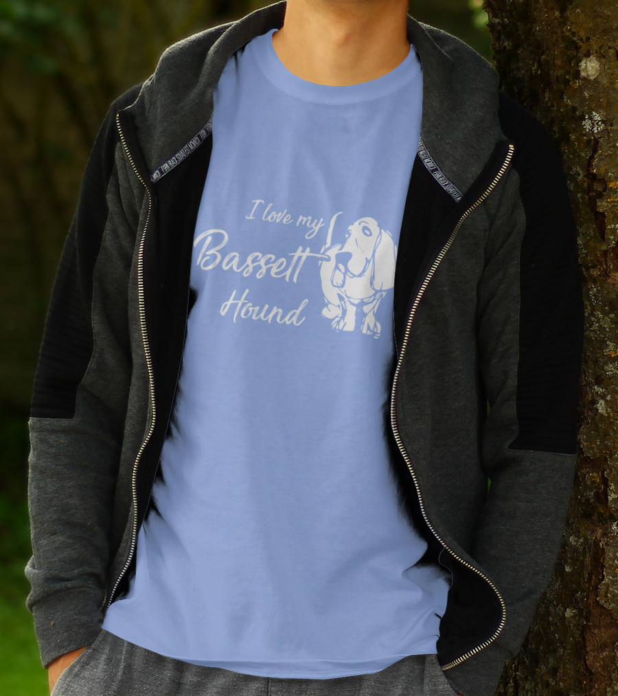 I Love My Basset Hound T-Shirt