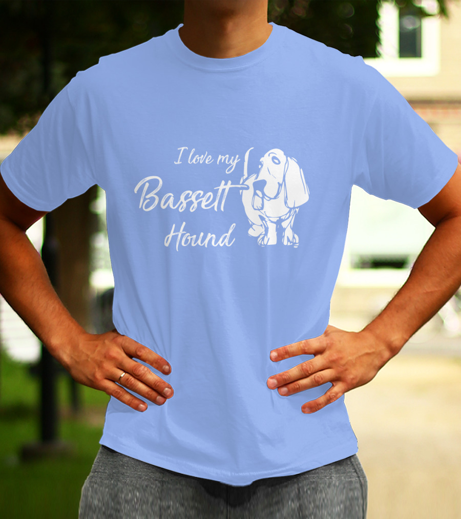 I Love My Basset Hound T-Shirt