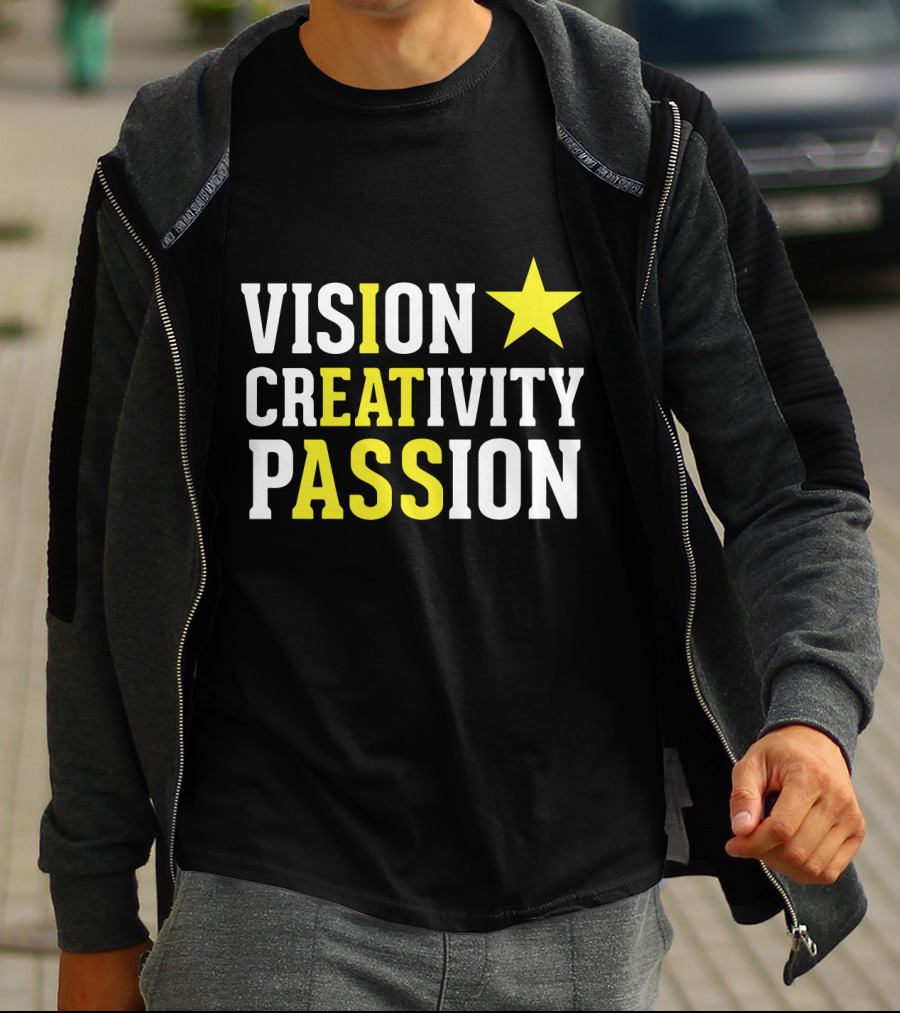 Vision Creativity Passion Star T-Shirt