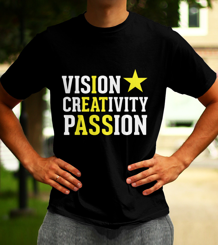 Vision Creativity Passion Star T-Shirt