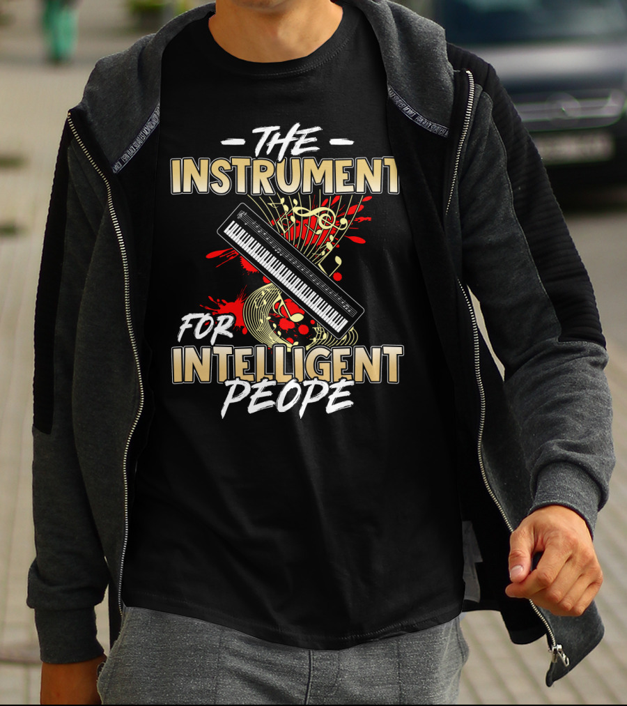 The Instrument For Intelligent People Organ Keyboard Musical Artistry T-Shirt