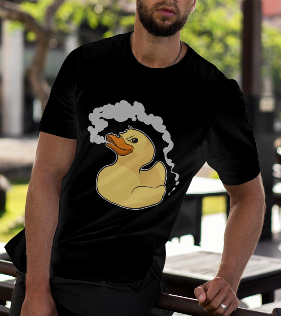 Fire Breathing Rubber Ducky With Smoke T-Shirt