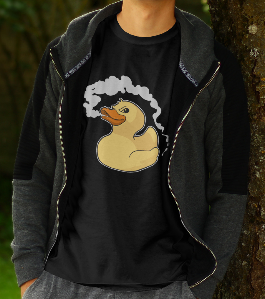 Fire Breathing Rubber Ducky With Smoke T-Shirt