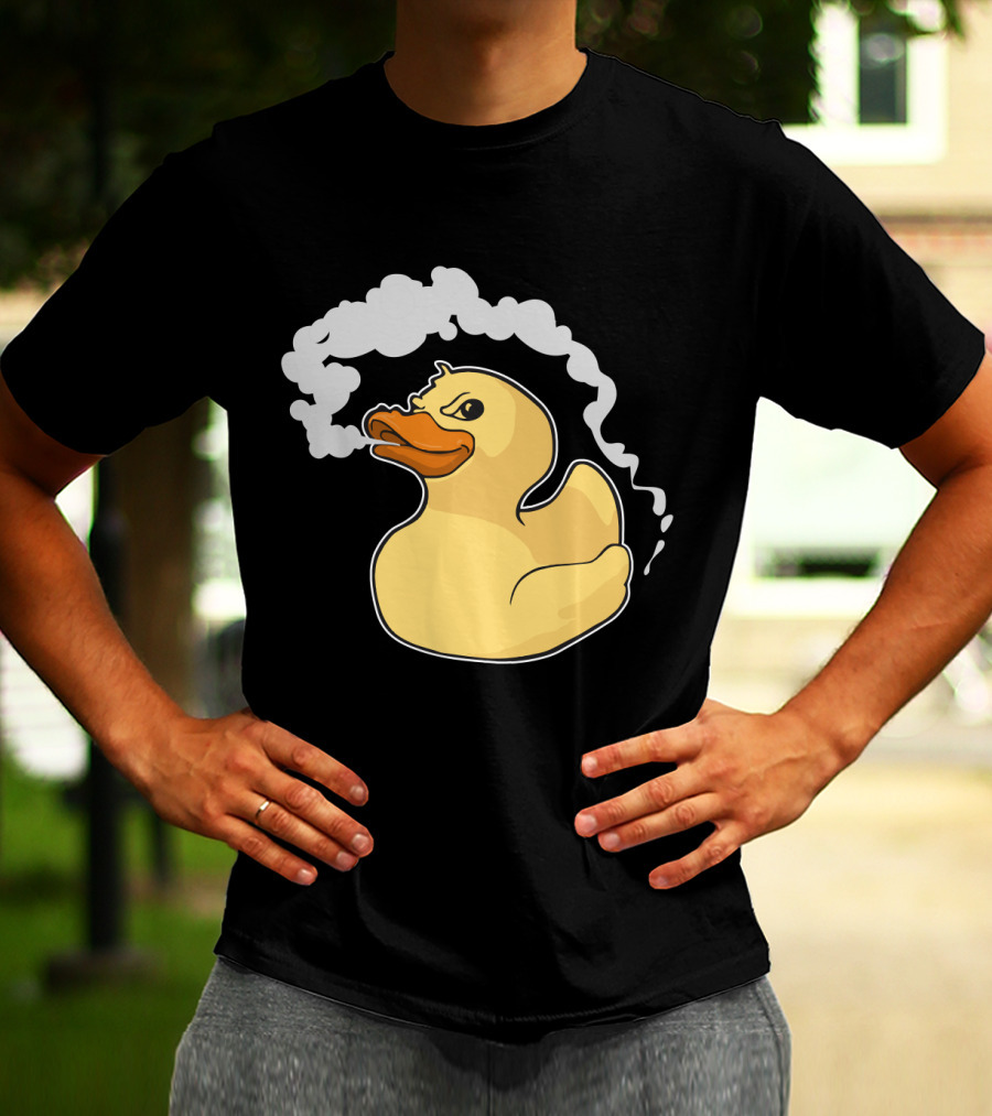 Fire Breathing Rubber Ducky With Smoke T-Shirt