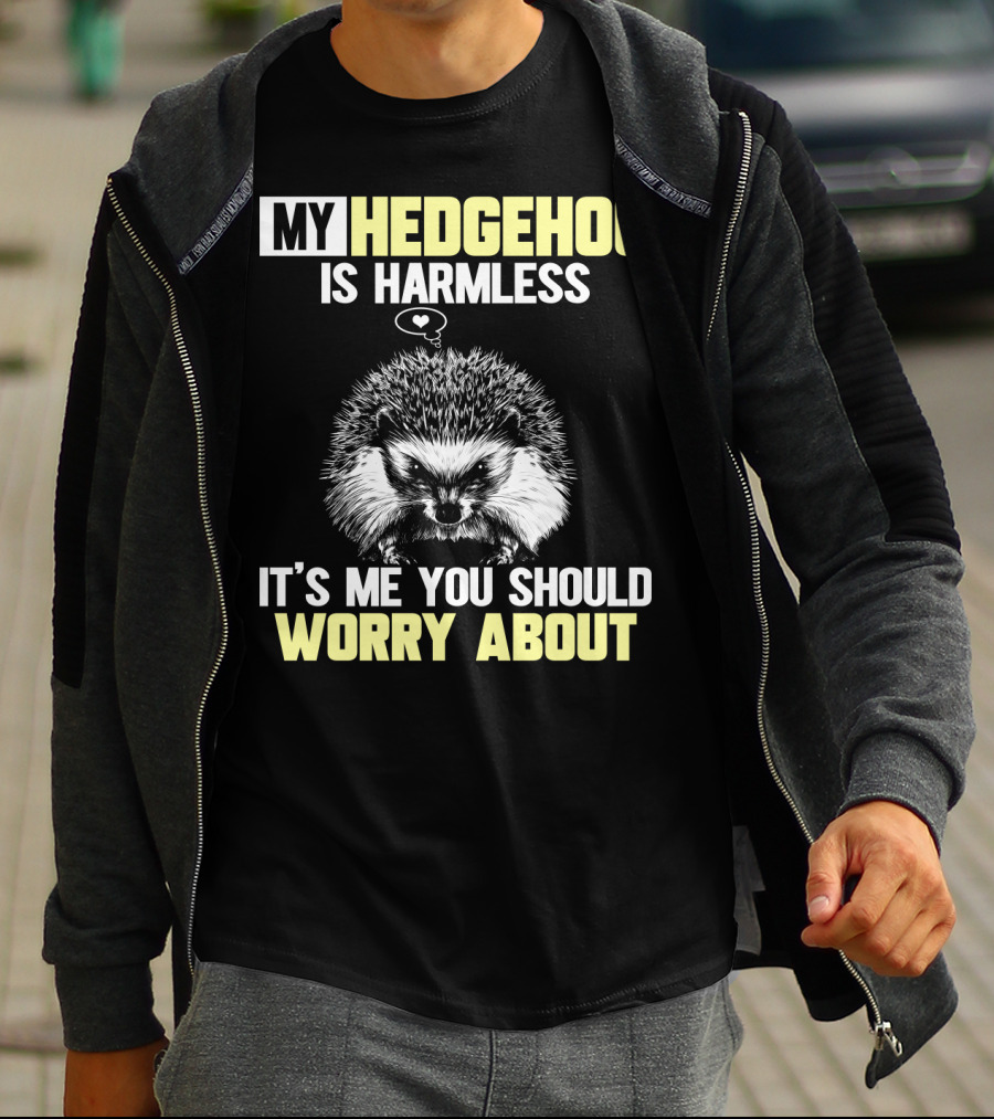 MY HEDGEHOG IS HARMLESS IT’S ME YOU SHOULD WORRY ABOUT T-Shirt