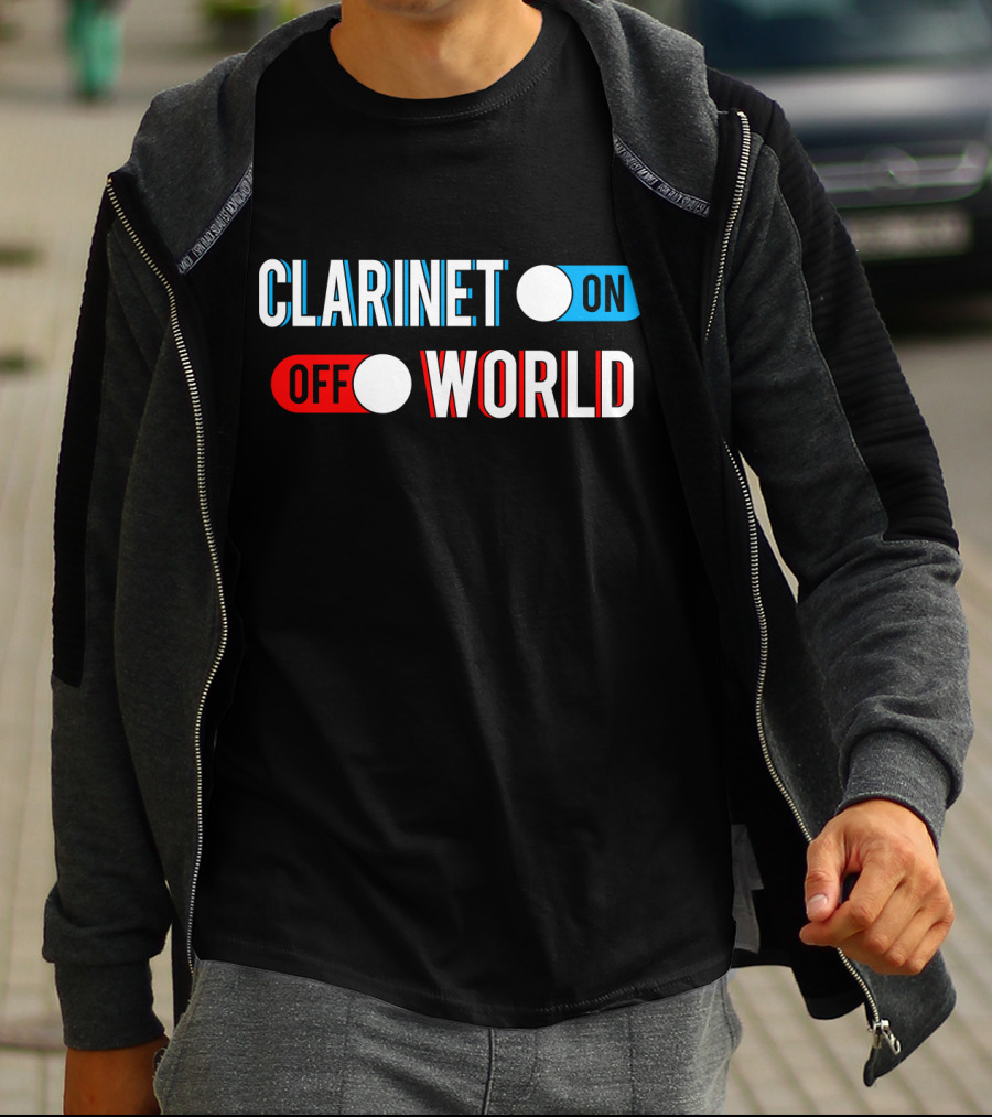 Clarinet On Off World T-Shirt
