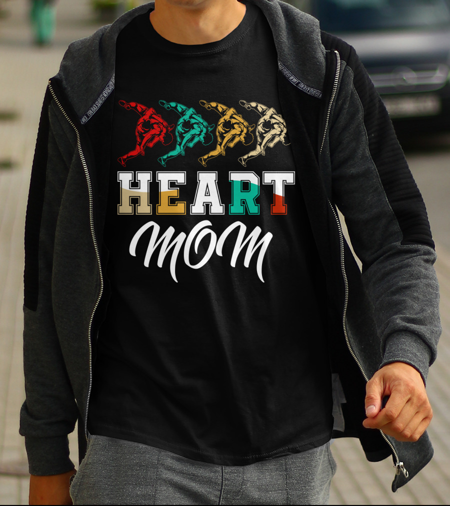 Heart Mom Wrestlers T-Shirt