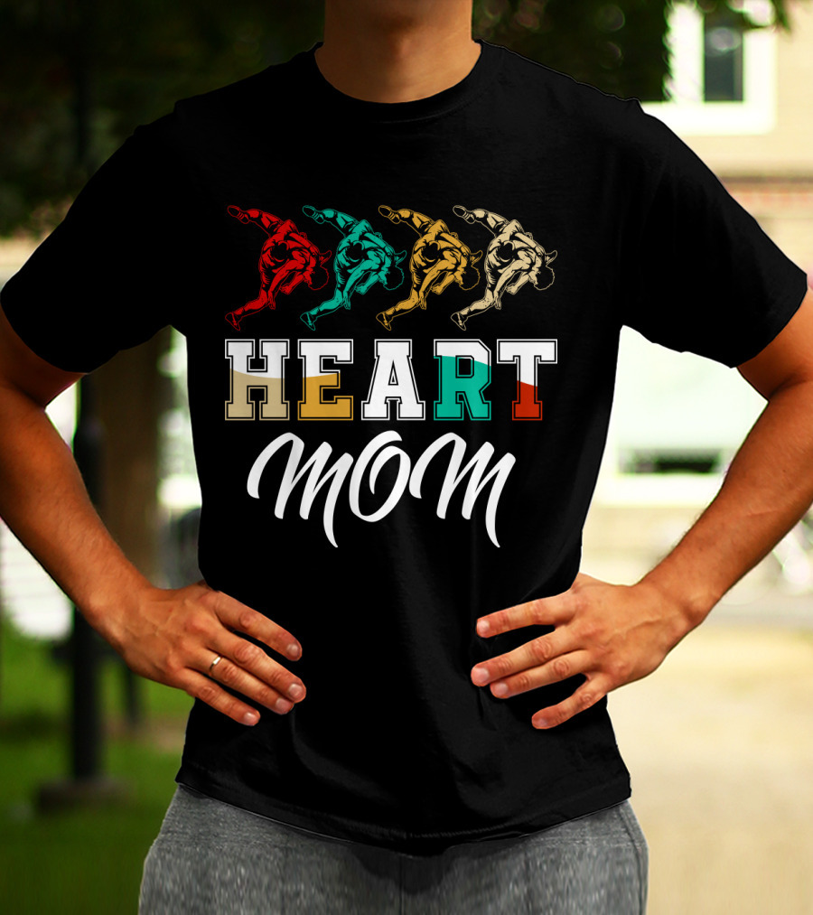 Heart Mom Wrestlers T-Shirt