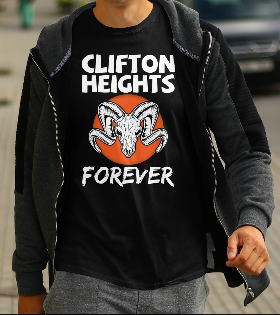 Clifton Heights Forever Ram Skull T-Shirt