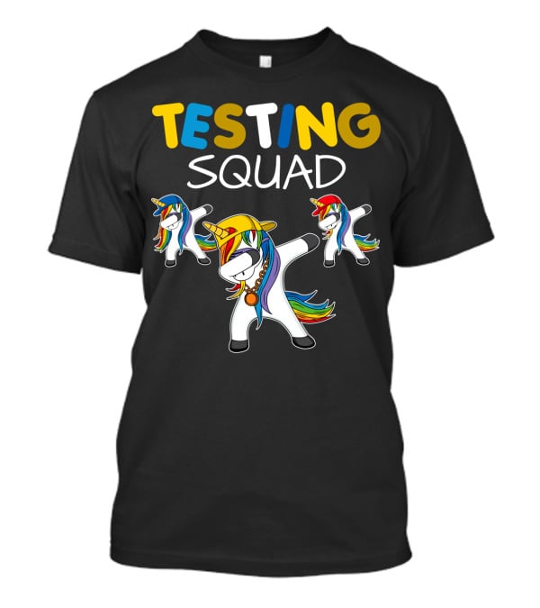 TESTING SQUAD Unicorn Dab Dance T-Shirt
