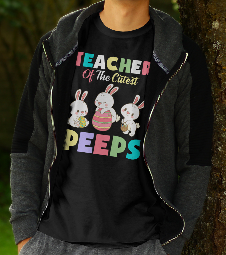 Teacher Of The Cutest Easter Bunny Peeps T-Shirt