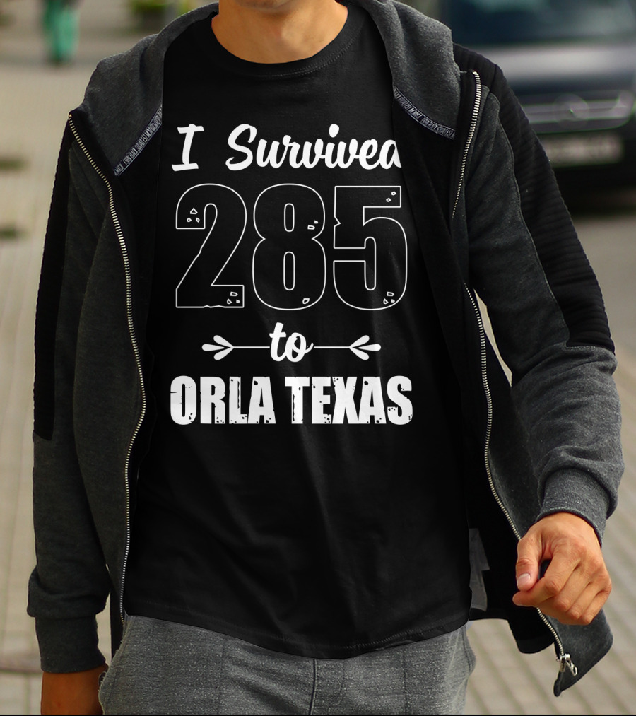 I Survived 285 To Orla Texas Journey T-Shirt