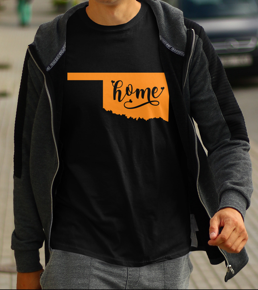 Oklahoma Home Map T-Shirt