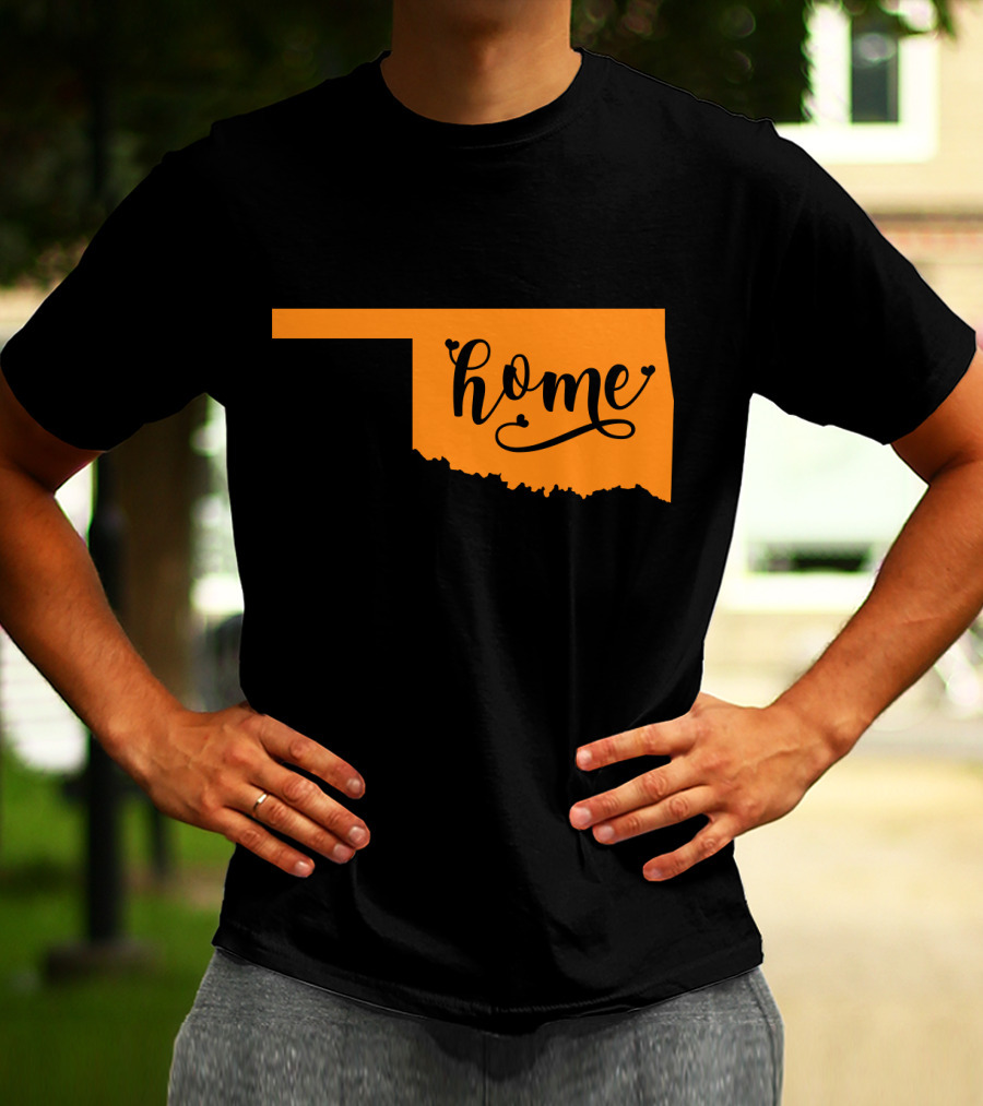 Oklahoma Home Map T-Shirt