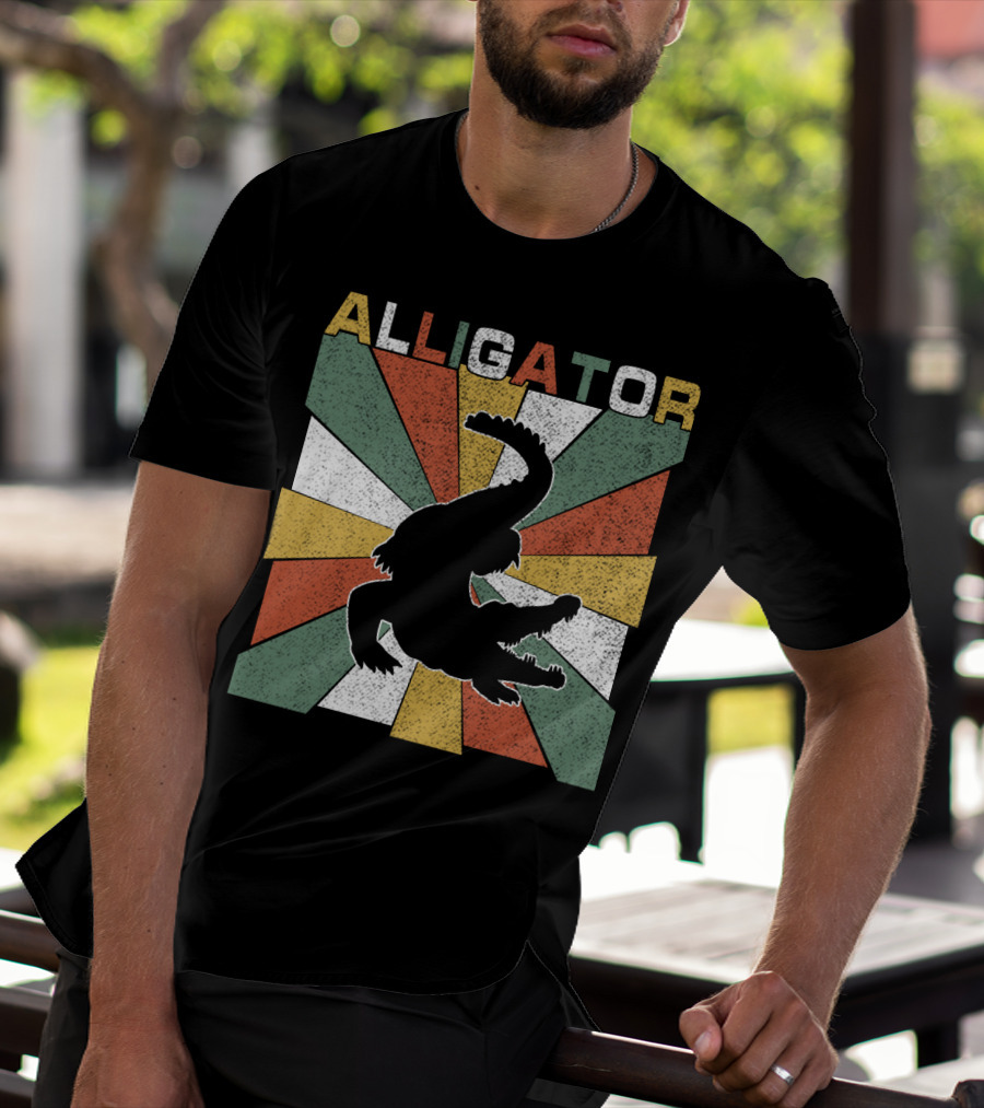 Alligator Retro 70s Vintage T-Shirt