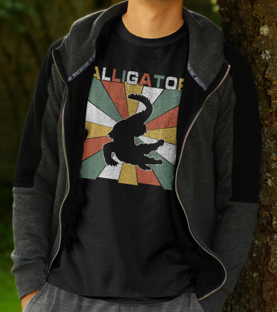 Alligator Retro 70s Vintage T-Shirt