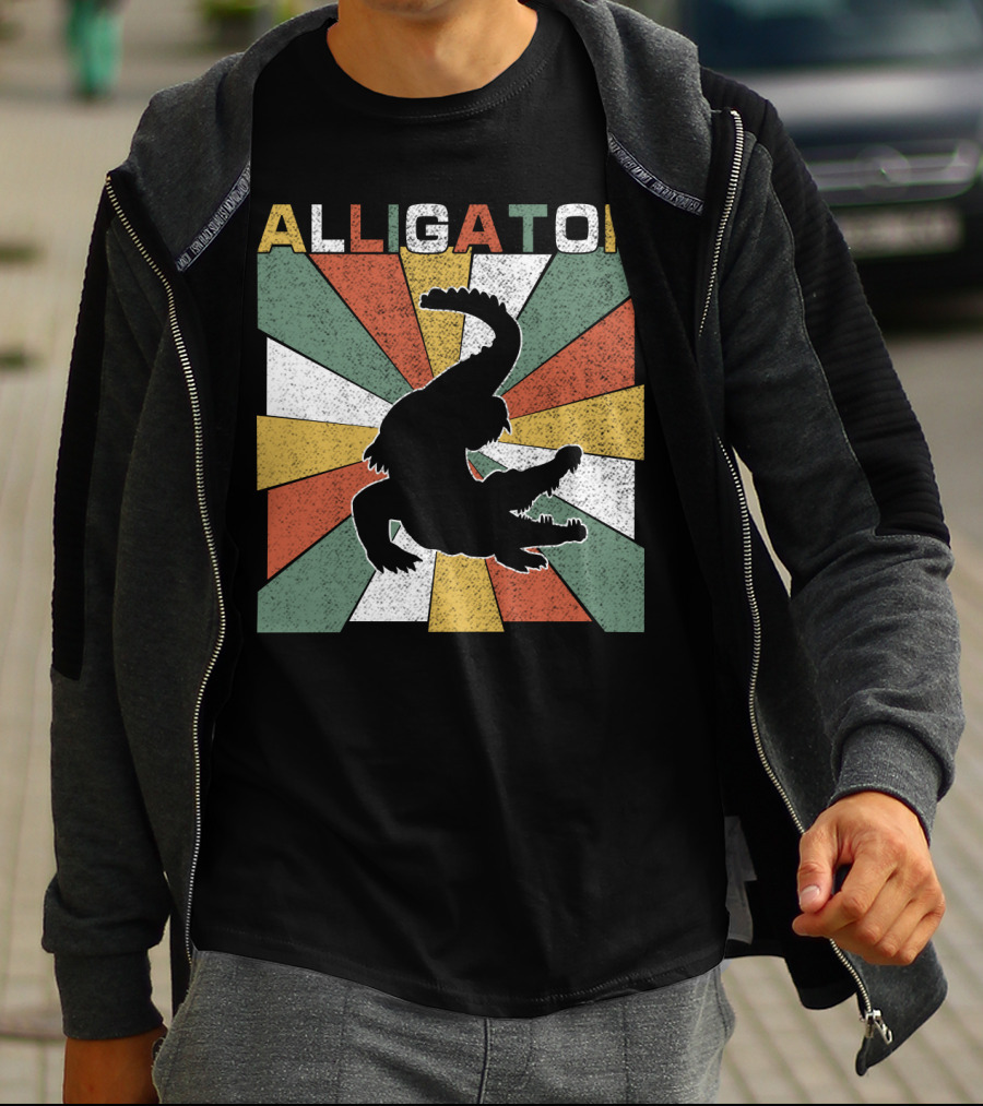Alligator Retro 70s Vintage T-Shirt