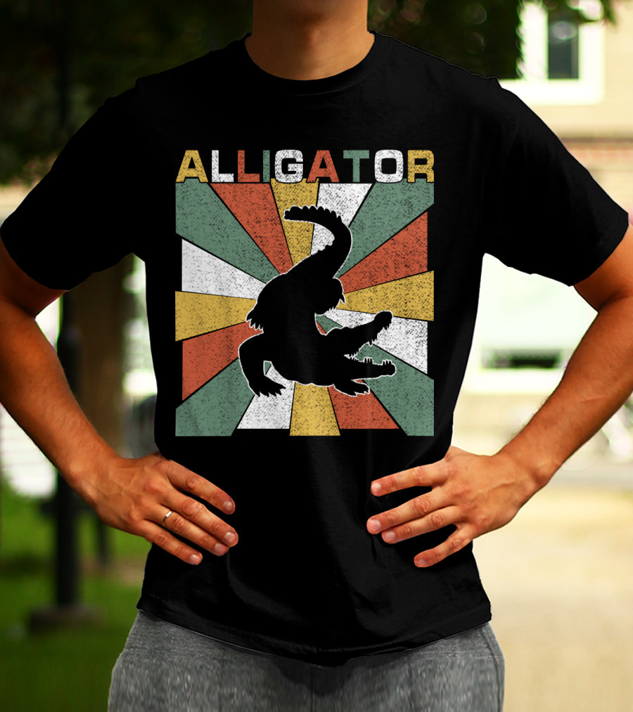 Alligator Retro 70s Vintage T-Shirt