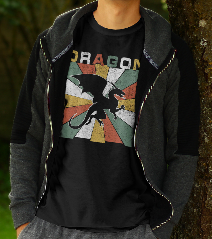 Dragon Vintage 70s Rainbow Burst T-Shirt