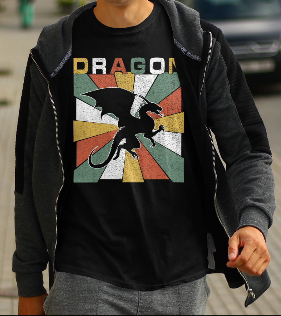 Dragon Vintage 70s Rainbow Burst T-Shirt