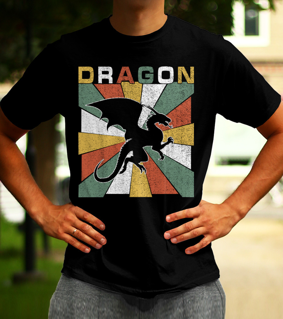Dragon Vintage 70s Rainbow Burst T-Shirt