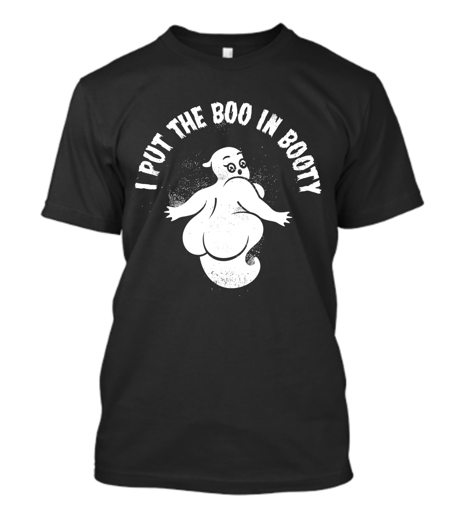Cute Halloween Party Ghost I Put The Boo In Booty T-Shirt