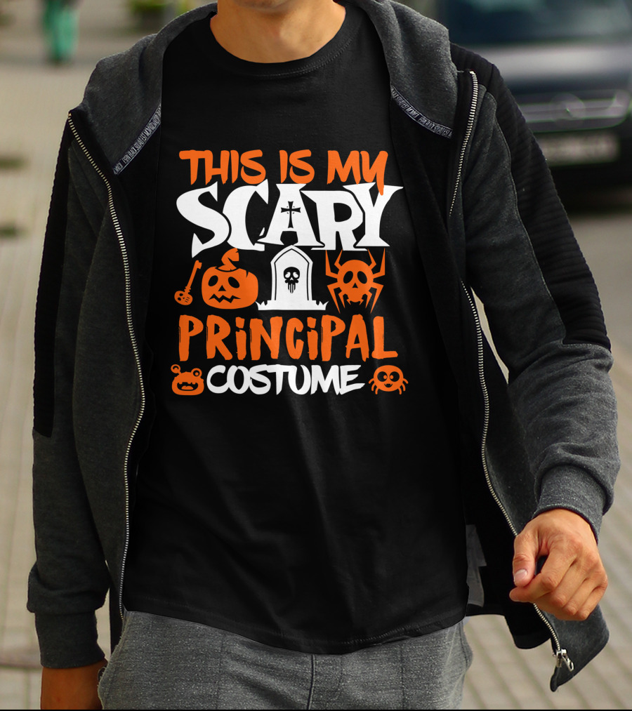 This Is My Scary Principal Costume Halloween Party T-Shirt