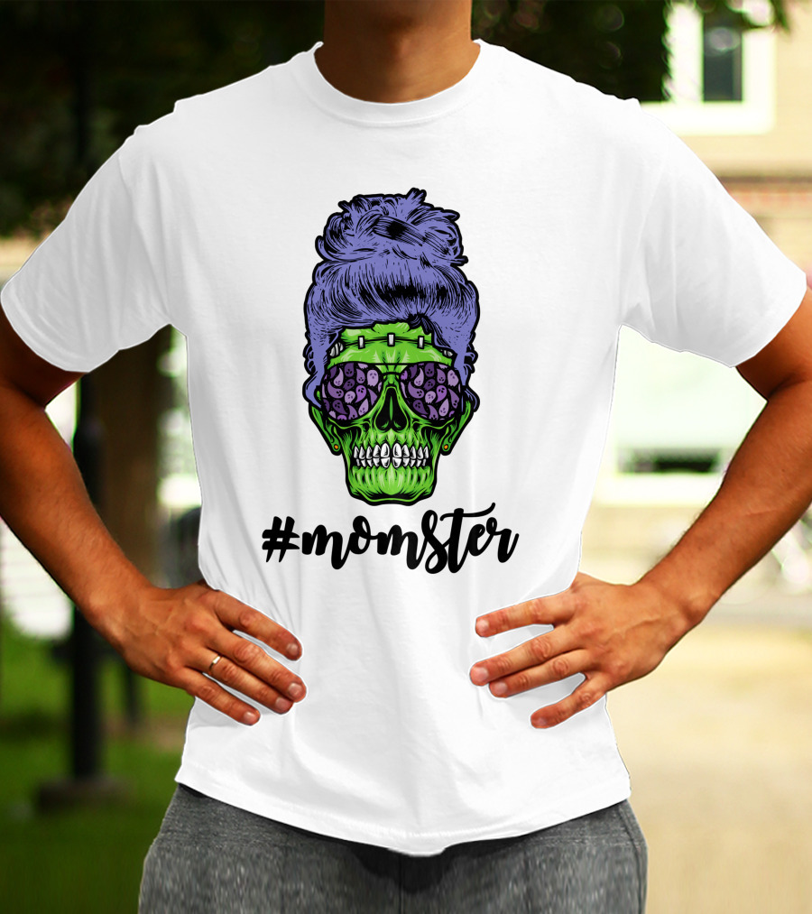 Momster Skull Halloween T-Shirt