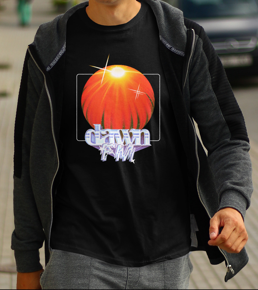 The Weeknd Dawn FM Sunburst Graphic Merchandise T-Shirt