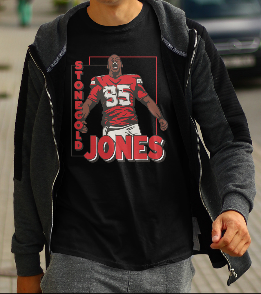 Stone Cold Jones Kansas City Chiefs Number 95 T-Shirt
