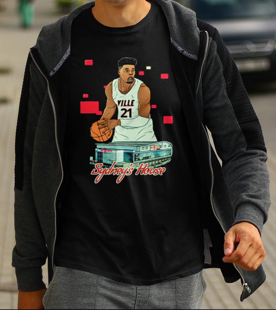 Sydney's House Ville 21 Basketball Player T-Shirt