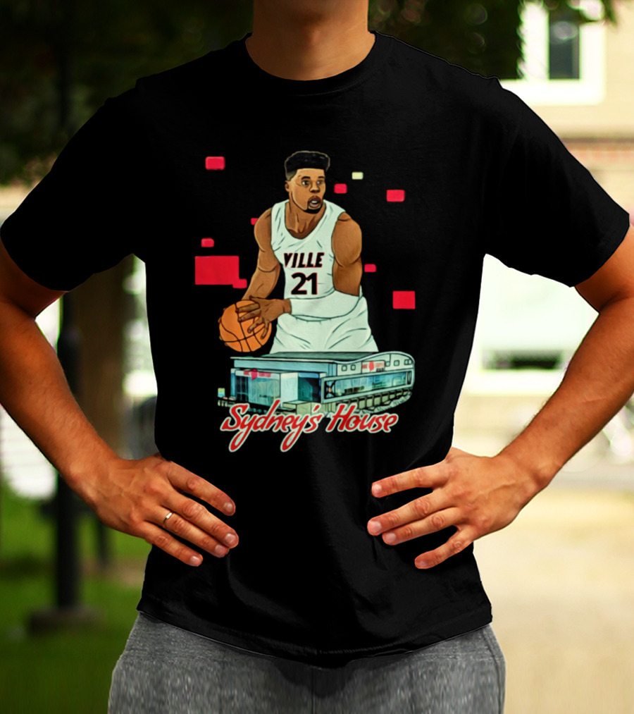 Sydney's House Ville 21 Basketball Player T-Shirt