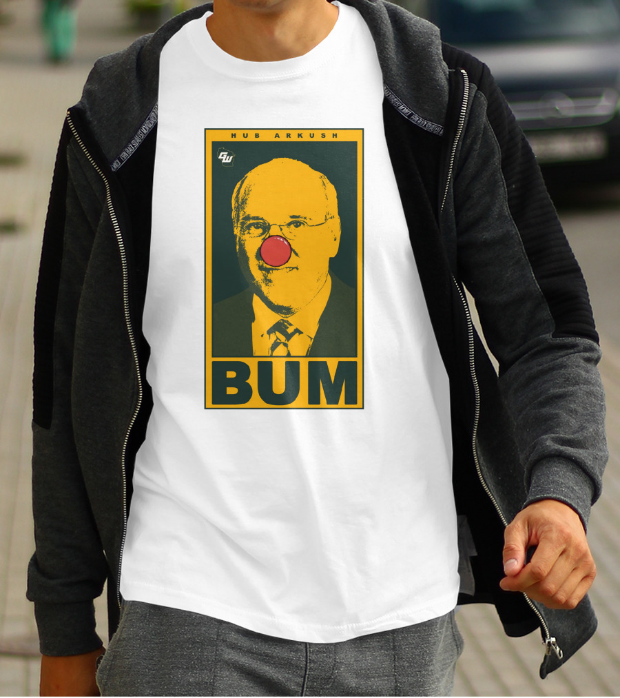 Game On Wisconsin Hub Arkush Bum Clown Nose T-Shirt