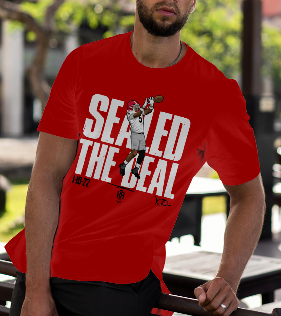 Kelee Ringo Sealed The Deal 1-10-22 Football Catch T-Shirt