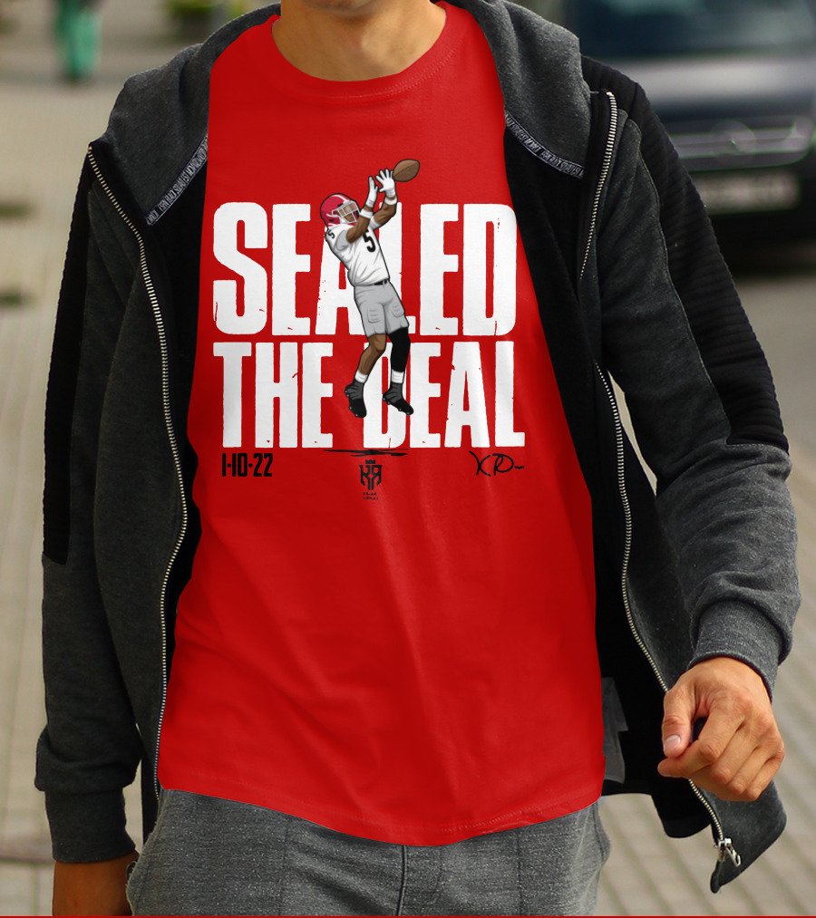Kelee Ringo Sealed The Deal 1-10-22 Football Catch T-Shirt