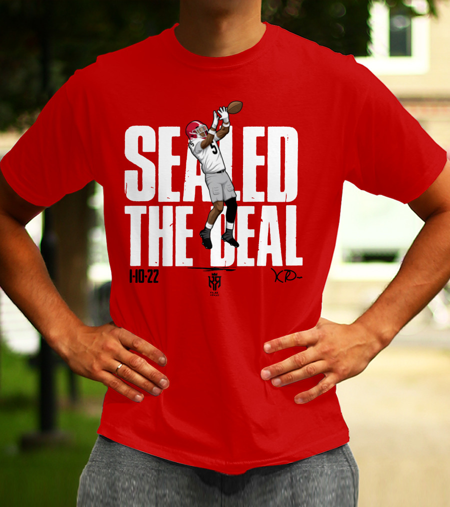 Kelee Ringo Sealed The Deal 1-10-22 Football Catch T-Shirt
