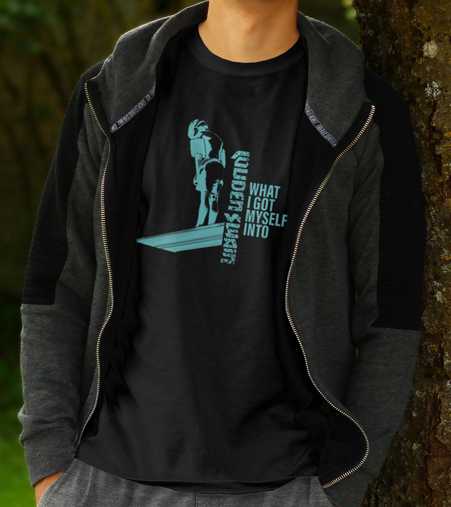 Skateboard Vert Ramp Adventure What I Got Myself Into T-Shirt