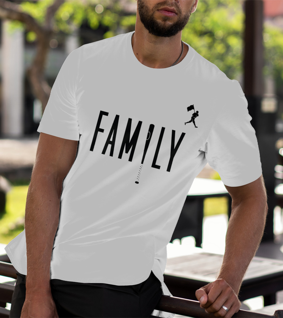 FAMILY Baseball Bat Design With Running T-Shirt