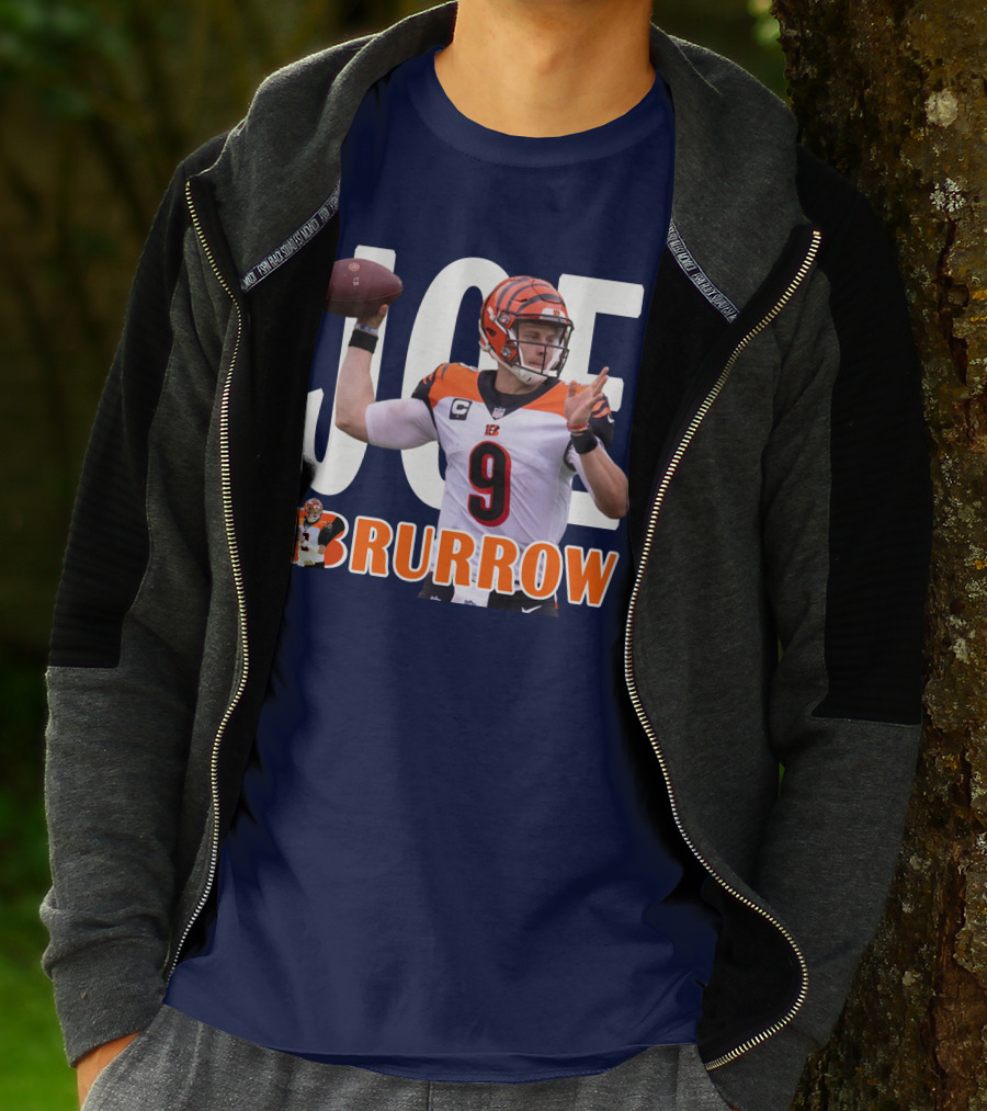 Joe 9 Burrow Football Quarterback Pass Bengals T-Shirt