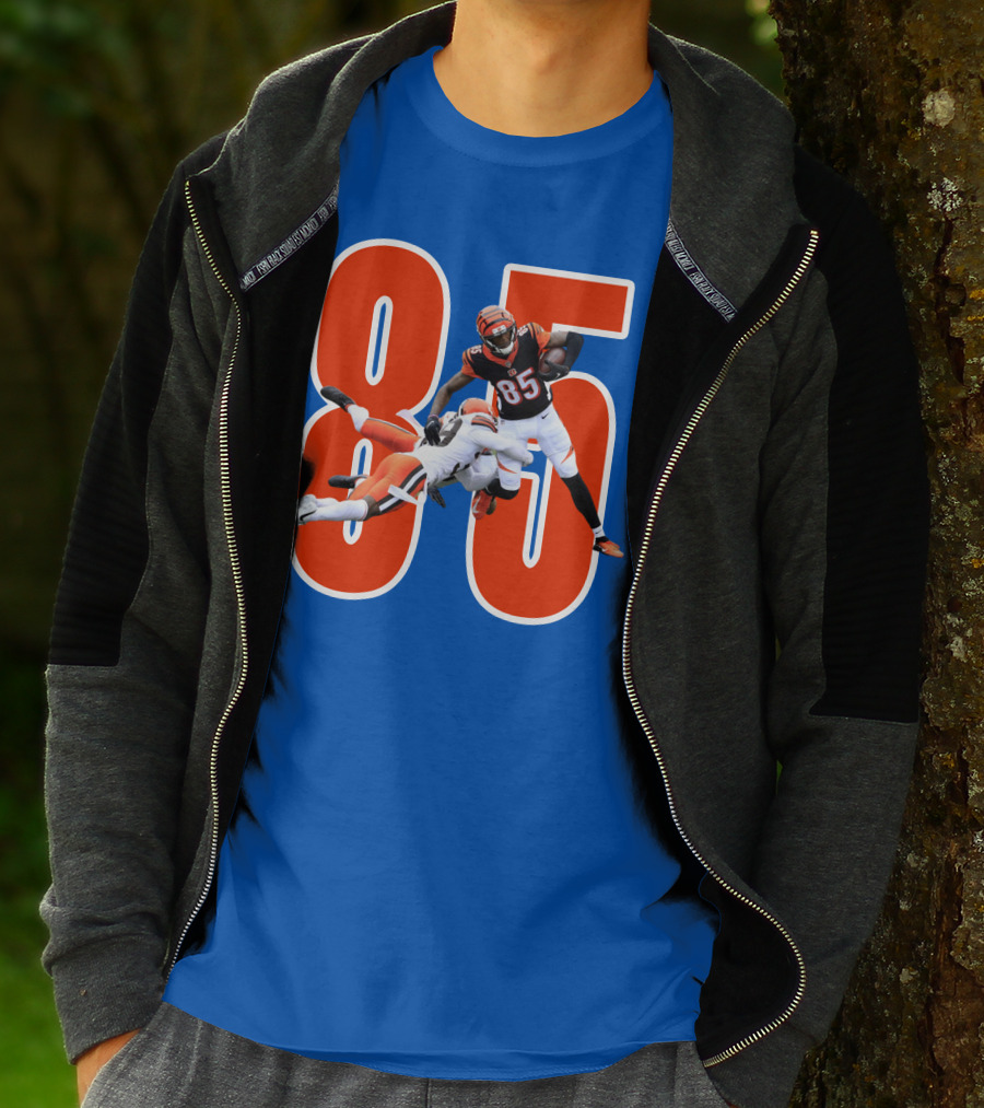 Tee Higgins Tamaurice William Cincinnati Bengals 85 Football T-Shirt