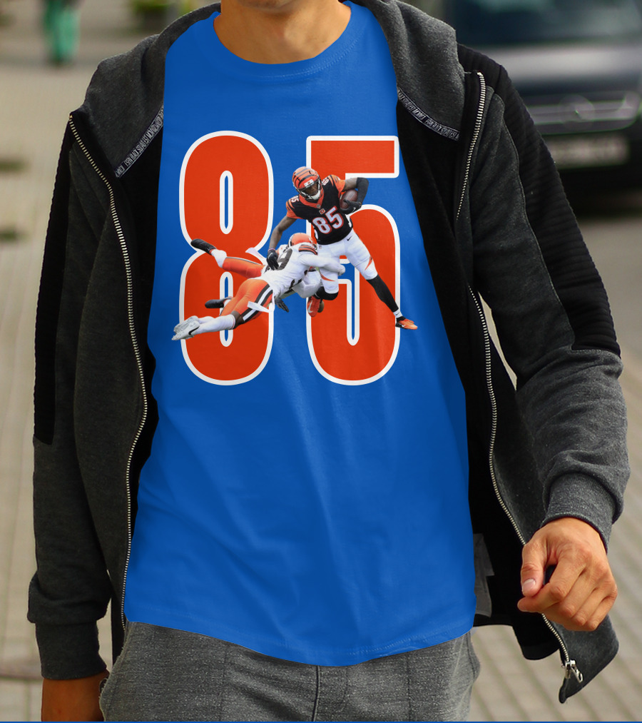 Tee Higgins Tamaurice William Cincinnati Bengals 85 Football T-Shirt