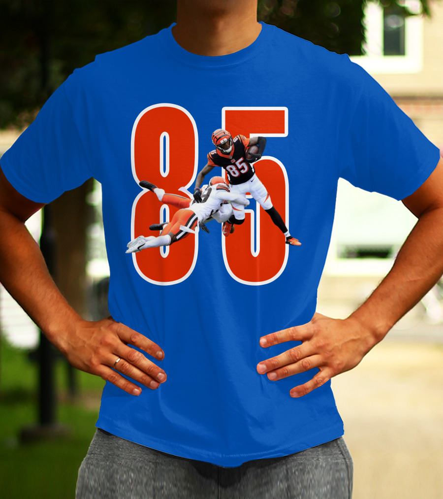 Tee Higgins Tamaurice William Cincinnati Bengals 85 Football T-Shirt