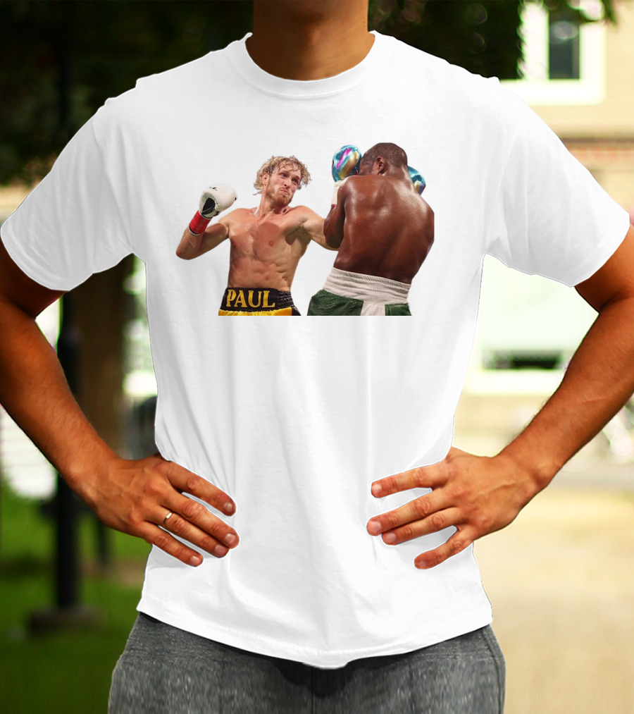 Logan Paul Boxing Match Action Scene T-Shirt