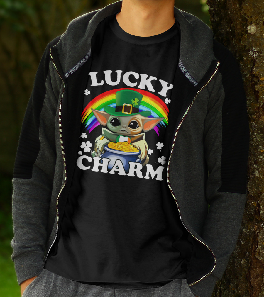 BBYD Lucky Charm Rainbow Leprechaun Coins T-Shirt